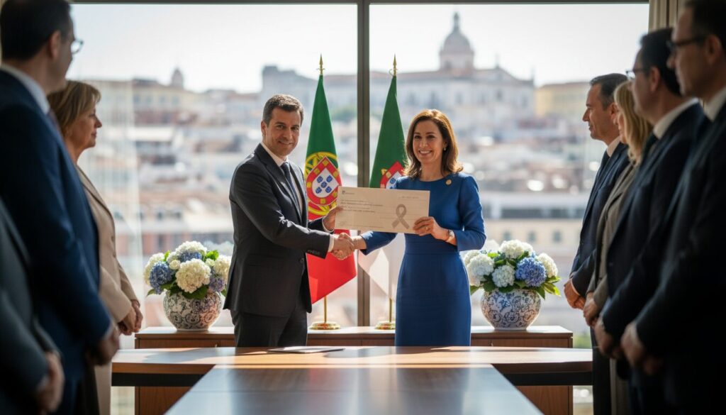 abanca inaugure la première charitable note au portugal, récoltant 75 000 euros pour soutenir la ligue portugaise contre le cancer dans ses actions de lutte contre la maladie.