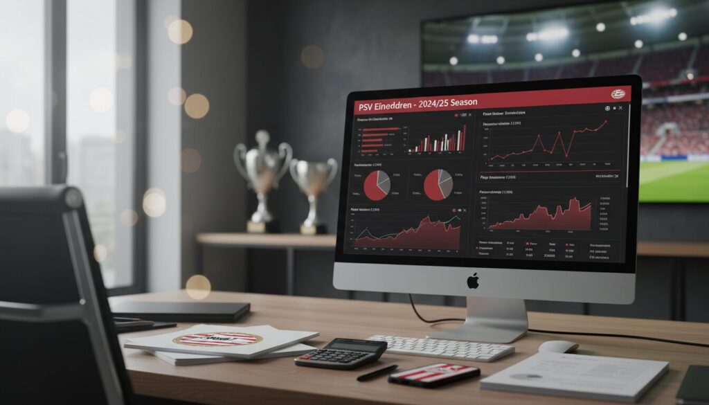 découvrez une analyse financière détaillée du psv eindhoven pour la saison 2024/25, incluant les revenus, dépenses, investissements et perspectives économiques du club.