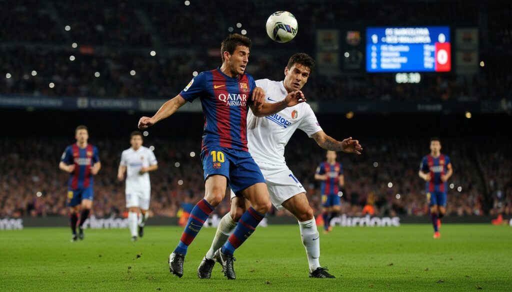 suivez le match décisif entre le barça et mallorca pour maintenir l'écart au sommet du classement et assurer la domination en liga.