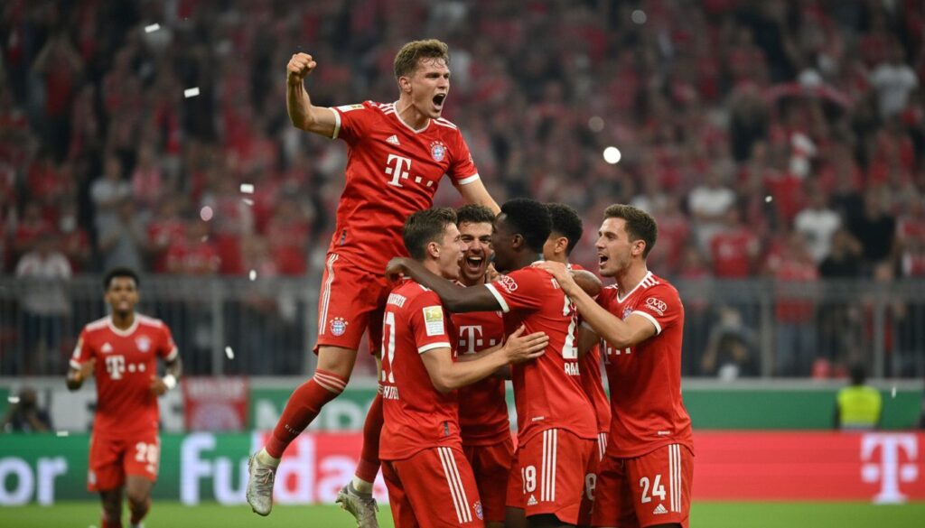 le bayern munich atteint les demi-finales de la coupe pour la première fois depuis 2020, marquant un retour important dans la compétition.