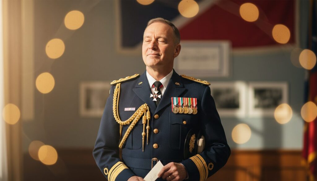 découvrez l'émotion de blessin, soulagé et récompensé au bon moment, avec un hommage touchant au capitaine irvine.