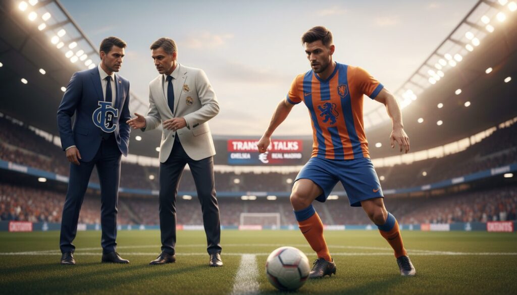 chelsea envisage de concurrencer le real madrid pour recruter une star du milieu de terrain de l'eredivisie. rosenior doit-il agir vite pour ne pas manquer cette opportunité clé ?