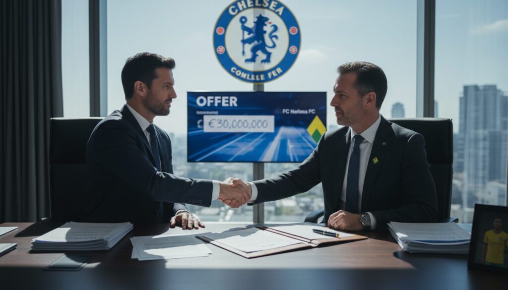 chelsea offre 30 millions d'euros pour recruter le défenseur nantais tylel tati et renforcer sa ligne défensive.