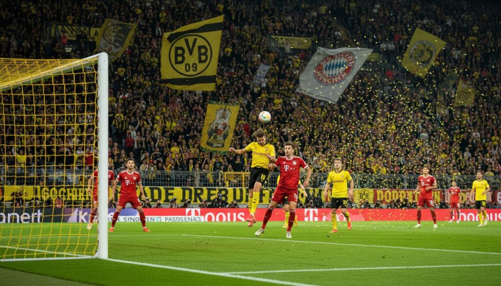 suivez en direct le match borussia dortmund vs bayern munich, le choc incontournable de la bundesliga 2025-2026, avec mises à jour en temps réel et analyses.