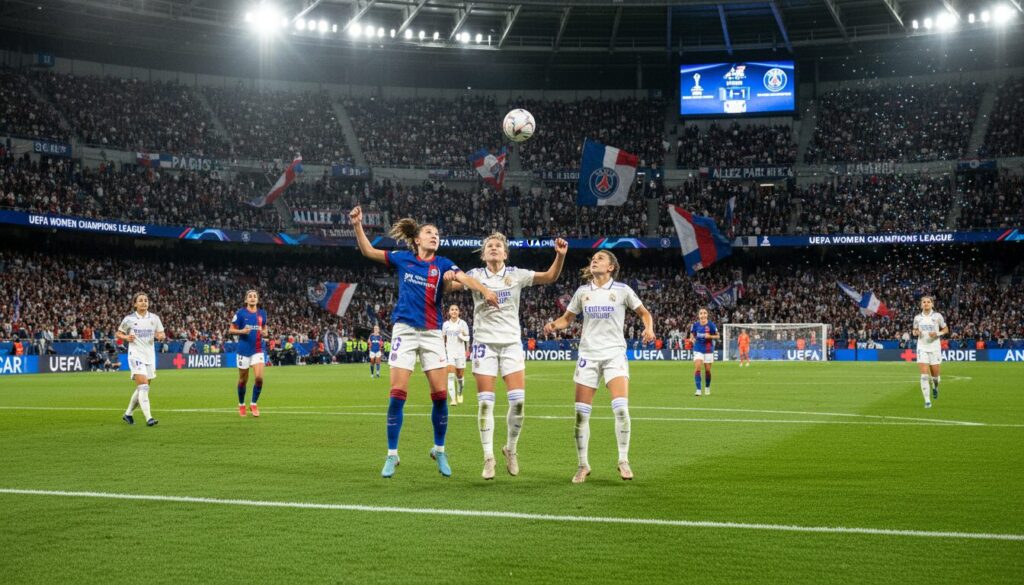 suivez en direct le match palpitant entre paris fc féminin et real madrid féminin en ligue des champions 2025-2026, avec des actions en temps réel et des analyses exclusives.