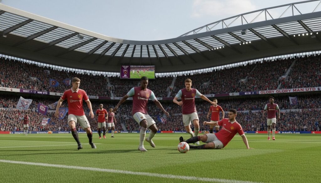 suivez en direct le match palpitant entre west ham et manchester united lors de la saison 2025-2026 de premier league. ne manquez aucune action ni moment clé du choc.