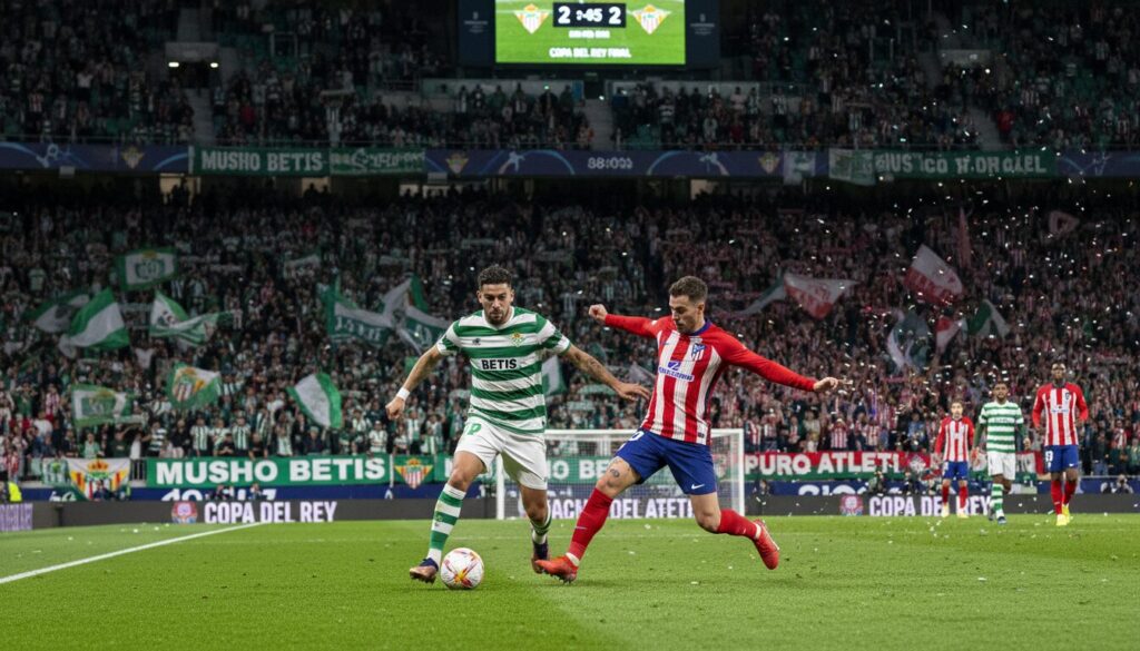 suivez en direct le match passionnant betis séville vs atlético de madrid dans le cadre de la coupe du roi 2025-2026. ne manquez aucune action et vivez chaque moment clé de ce choc historique.