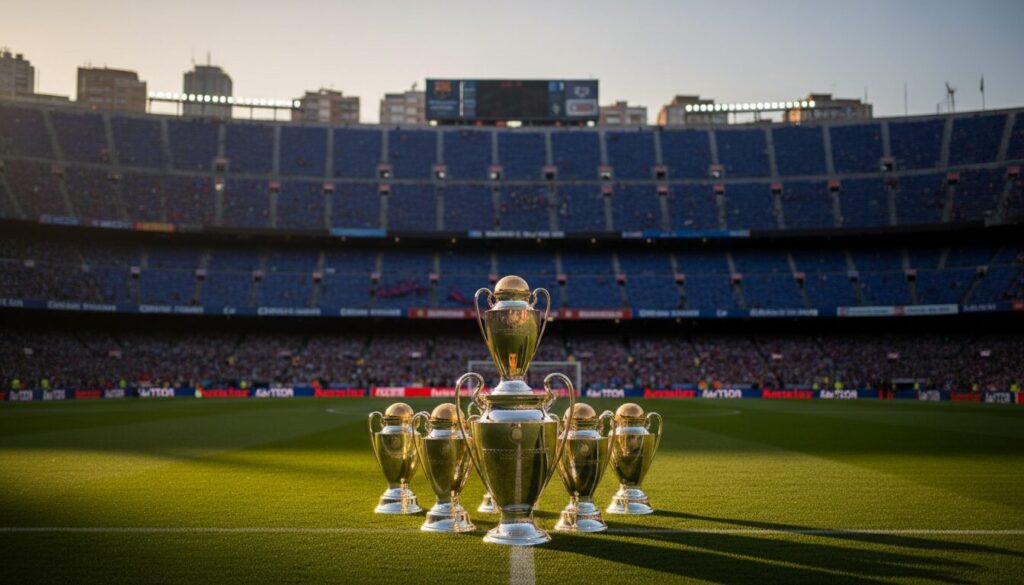 découvrez comment le fc barcelone, club espagnol le plus titré en ligue des champions, a accumulé 52,8 millions d'euros de gains grâce à ses performances historiques.