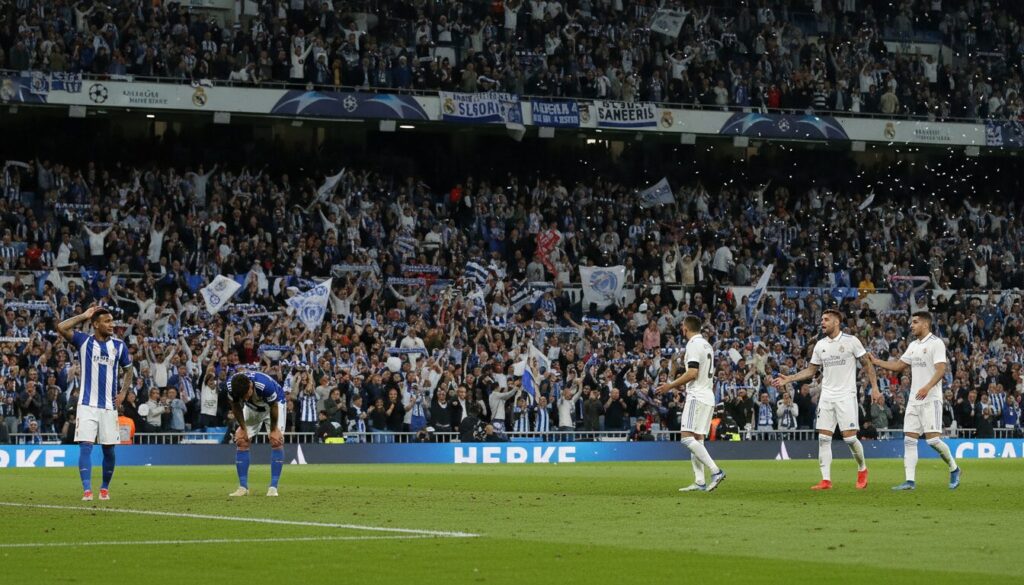 le paris fc s'incline en play-offs de la ligue des champions face à la supériorité impressionnante du real madrid, mettant fin à leur rêve européen pour cette saison.