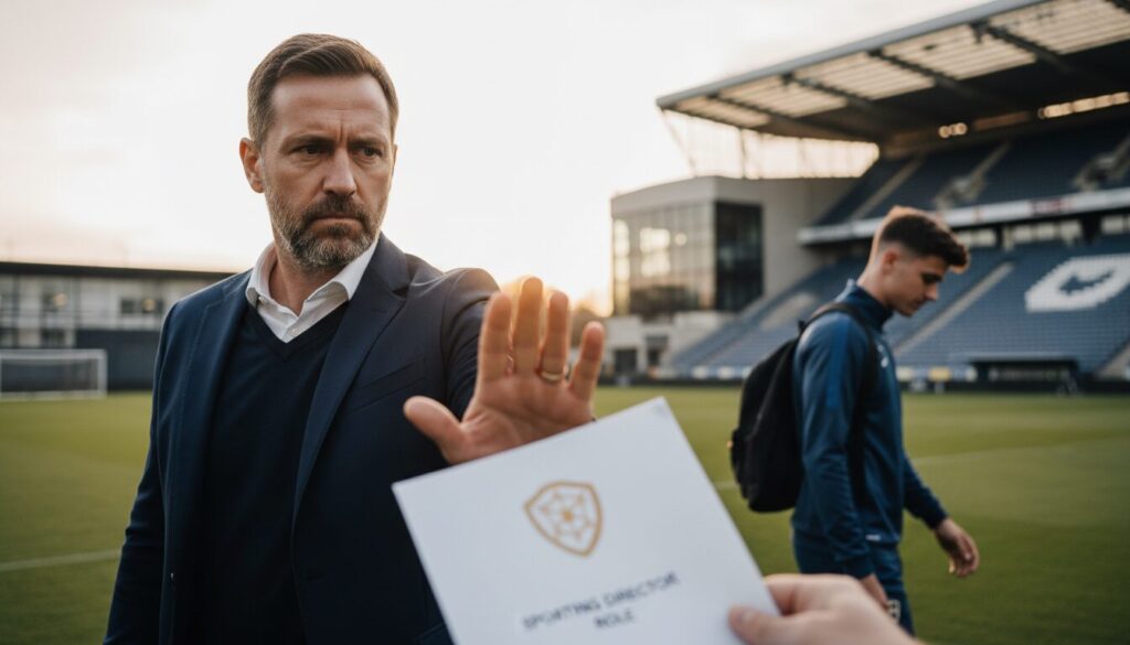 le sporting refuse le poste de directeur sportif et se sépare de cuenca, marquant un tournant important pour le club.