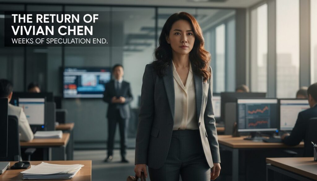 découvrez le retour de vivian, rappelée après plusieurs semaines d'absence, et suivez les événements qui l'entourent.