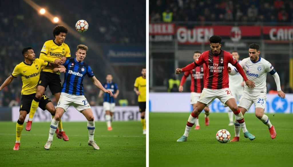 découvrez les matches du jour avec le choc bodo glimt-inter et les playoffs passionnants de la ligue des champions entre milan et como.