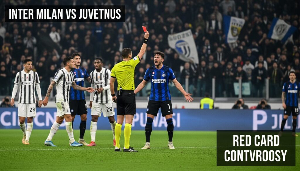 l'expulsion controversée de kalulu lors du choc inter-juventus relance le débat sur l'arbitrage en serie a et ses décisions cruciales.