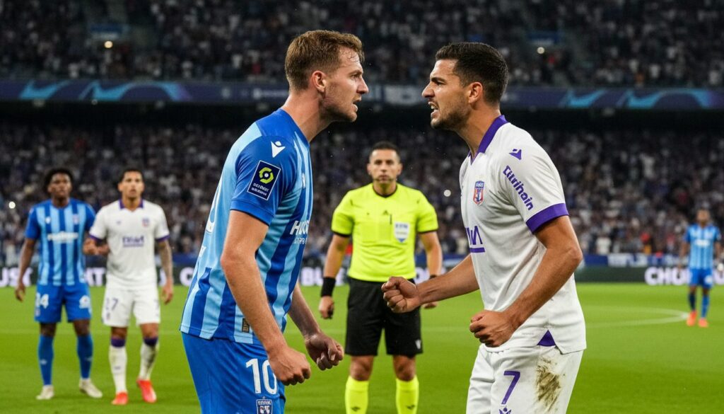 ligue 1 : le havre et toulouse se retrouvent trois mois après l'incident entre ebonog et dønnum, pour un match chargé en émotions et en enjeu.
