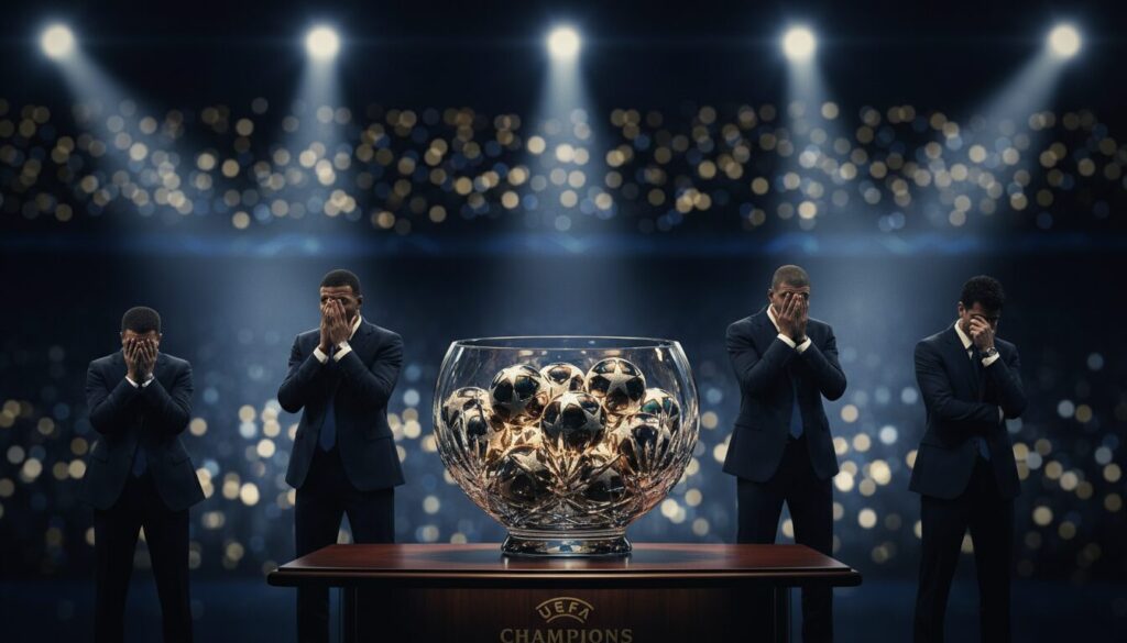 découvrez le tirage au sort redouté de la ligue des champions et les sombres pronostics pour le psg avant les huitièmes de finale. analyse et enjeux majeurs pour le club parisien.