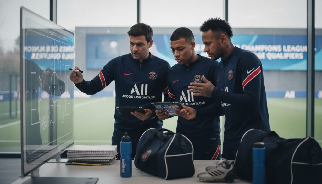 le psg modifie sa composition d'effectif pour optimiser ses performances avant les matchs de barrages en ligue des champions.