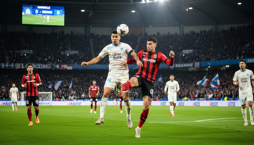 suivez en direct et en temps réel le match marseille vs rennes avec le score actuel 0-0. ne manquez aucune action ni moment clé de cette rencontre passionnante.