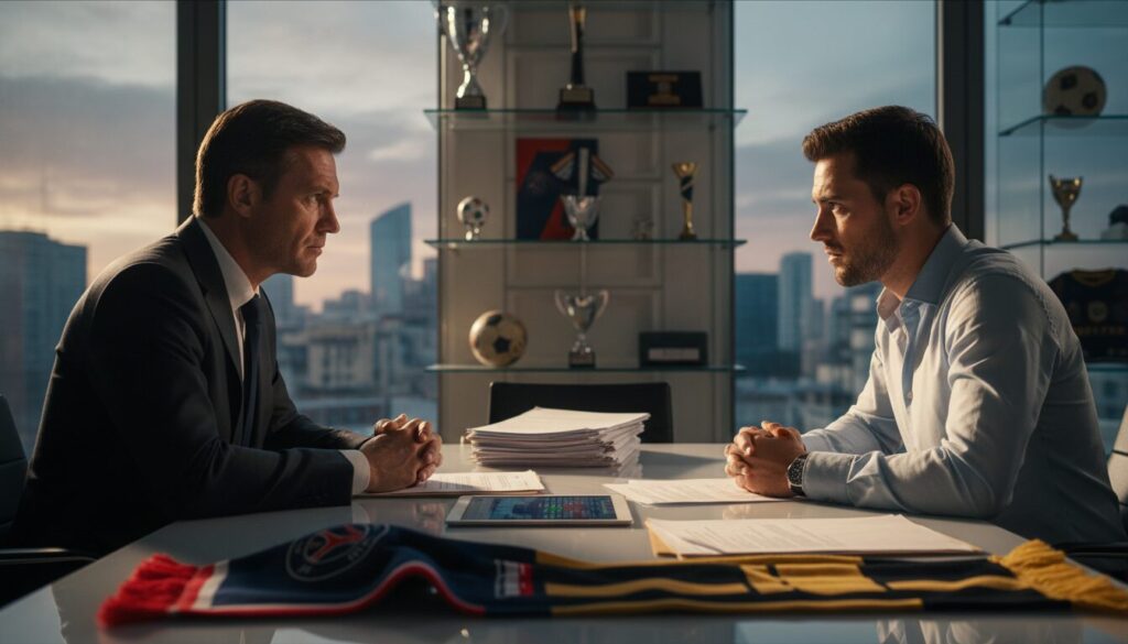 mercato : le psg engage une bataille intense pour s'offrir le joueur favori de luis campos et renforcer l'effectif cet été.