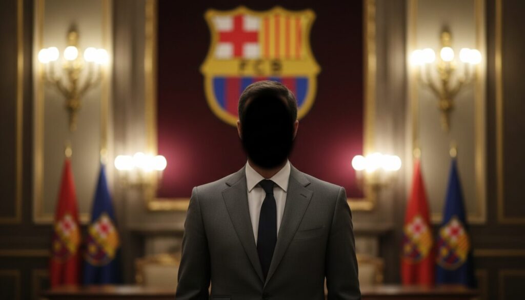 découvrez les déclarations intrigantes d'un candidat à la présidence du fc barcelone, laissant planer le suspense sur ses intentions et les prochaines étapes du club.