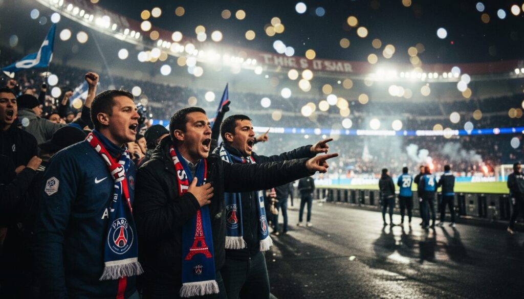découvrez comment les ultras parisiens défient la lfp et adressent des invectives provocantes aux supporters marseillais lors du choc psg-om.