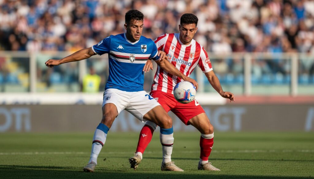 sampdoria-bari sous haute pression : un match crucial où la défaite pourrait avoir de lourdes conséquences pour les deux équipes.