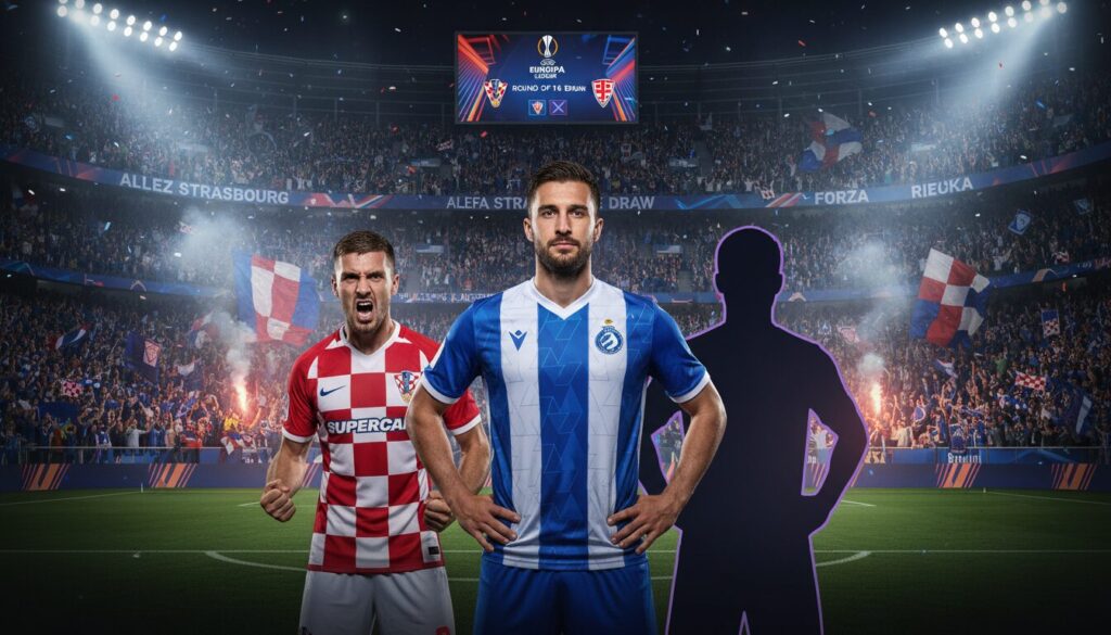 découvrez le tirage complet des huitièmes de finale où strasbourg affrontera les croates de rijeka et évitera la fiorentina, pour des matchs prometteurs.