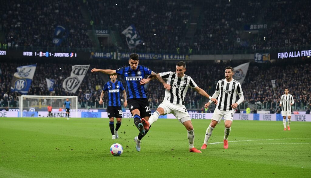 suivez en direct le match intense entre l'inter milan et la juventus turin, le duel incontournable de la serie a 2025-2026, pour ne rien manquer de l'action et des moments clés.