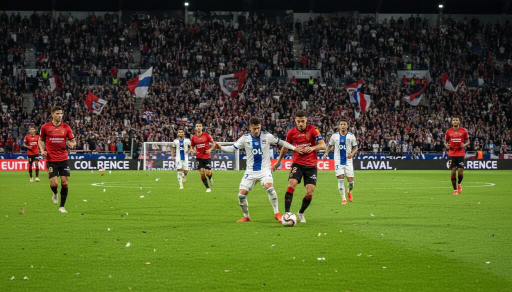 suivez en direct le match passionnant entre l'ol et laval pour la coupe de france 2025-2026 et ne manquez aucune action de ce choc footballistique incontournable.