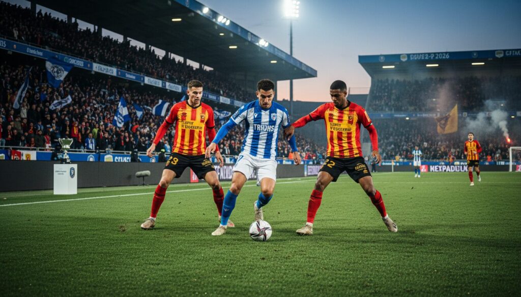 suivez en direct le match intense entre troyes et lens dans le cadre de la coupe de france 2025-2026. ne manquez aucune action de ce choc passionnant !