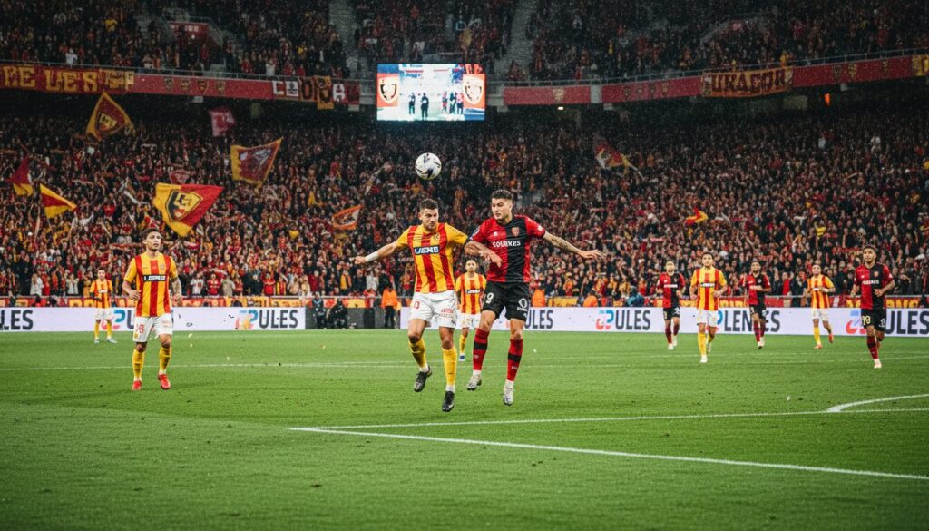 regardez en direct le match intense entre lens et rennes pour la ligue 1 2025-2026. ne manquez rien de ce duel exceptionnel !