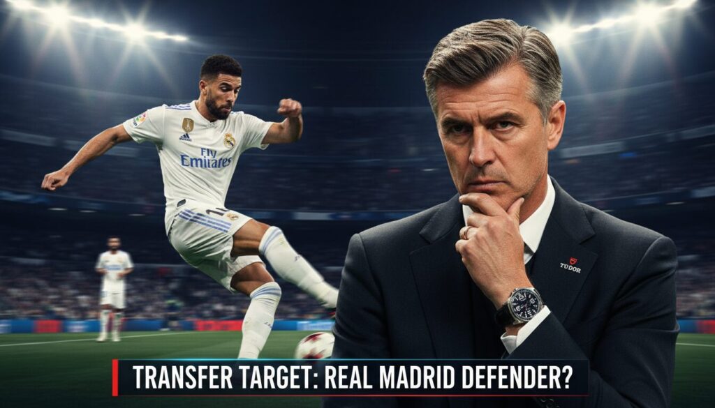 découvrez pourquoi tottenham hotspur envisage de recruter un défenseur clé du real madrid et analysez si l'entraîneur tudor doit agir rapidement pour renforcer son équipe.