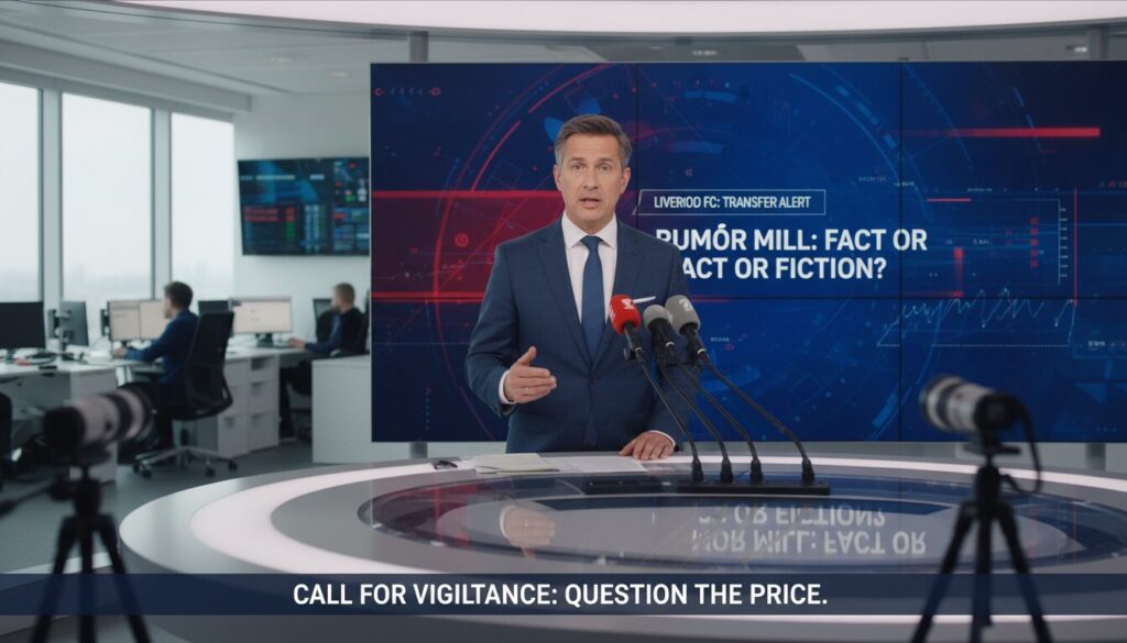 un journaliste conseille aux fans de liverpool de rester prudents face aux nombreuses rumeurs de transferts liées à des montants proches de £, pour éviter les fausses espérances.