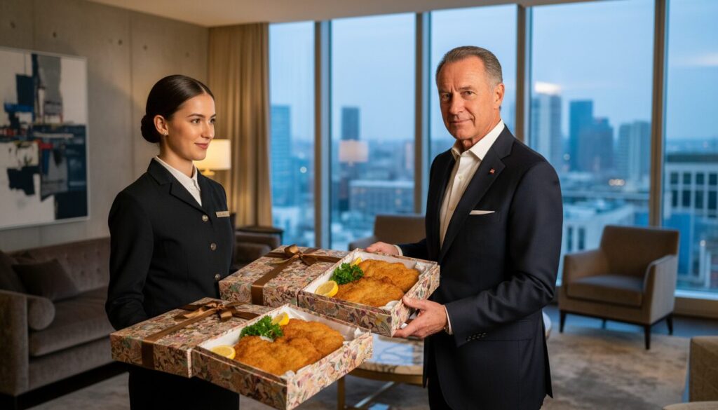 découvrez l'histoire intrigante d'un multimillionnaire qui reçoit fréquemment des schnitzels en cadeau, mais ne les savoure jamais lui-même. un récit surprenant mêlant générosité et mystère.