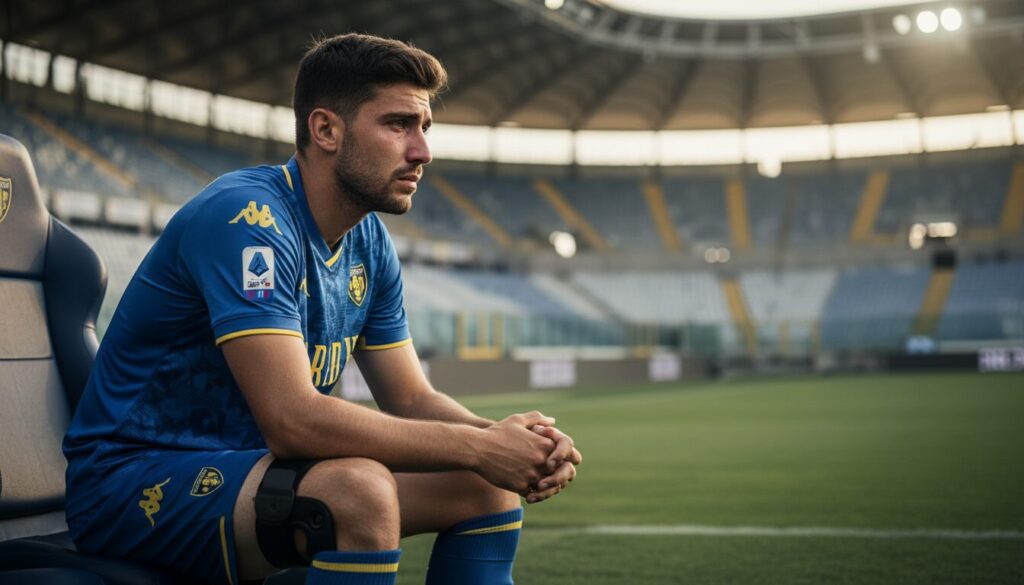 saison terminée pour serdar à vérone après une rupture du ligament croisé du genou gauche. découvrez les détails de cette blessure et son impact sur l'équipe.