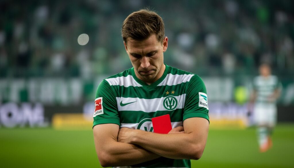 découvrez pourquoi wolfsburg a exclu amoura pour des raisons disciplinaires et les répercussions pour l'équipe.