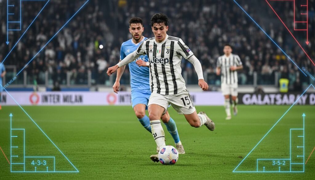 analyse de la forme physique de yildiz avant le match juventus-lazio et aperçu de la stratégie des clubs inter et galatasaray.