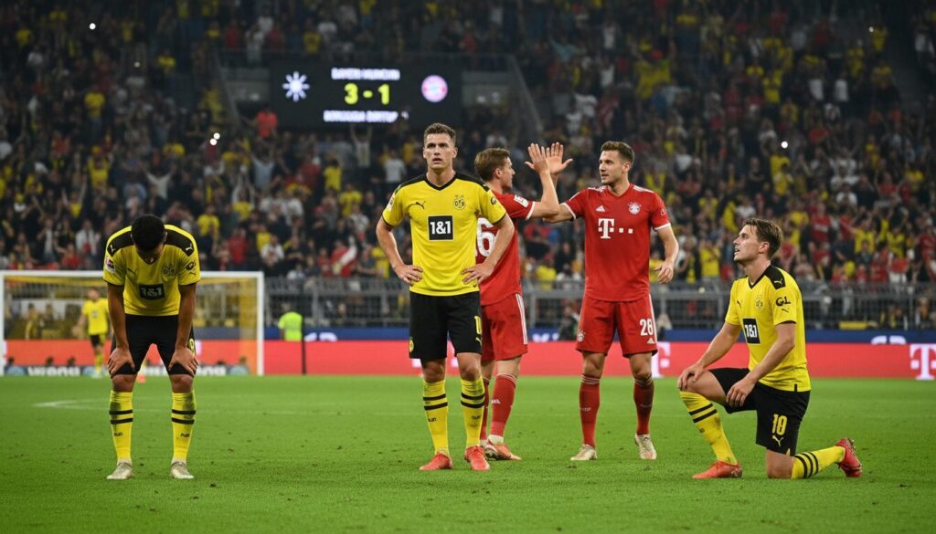 découvrez l'analyse motm du match entre le bvb et le bayern munich, où dortmund n'a pas réussi à l'emporter face à son grand rival.