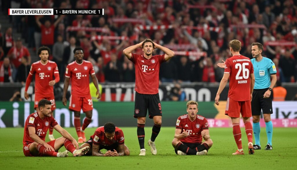 revivez les premières impressions et réactions à chaud du match intense entre bayer leverkusen et bayern munich qui s'est terminé sur un score de 1-1.