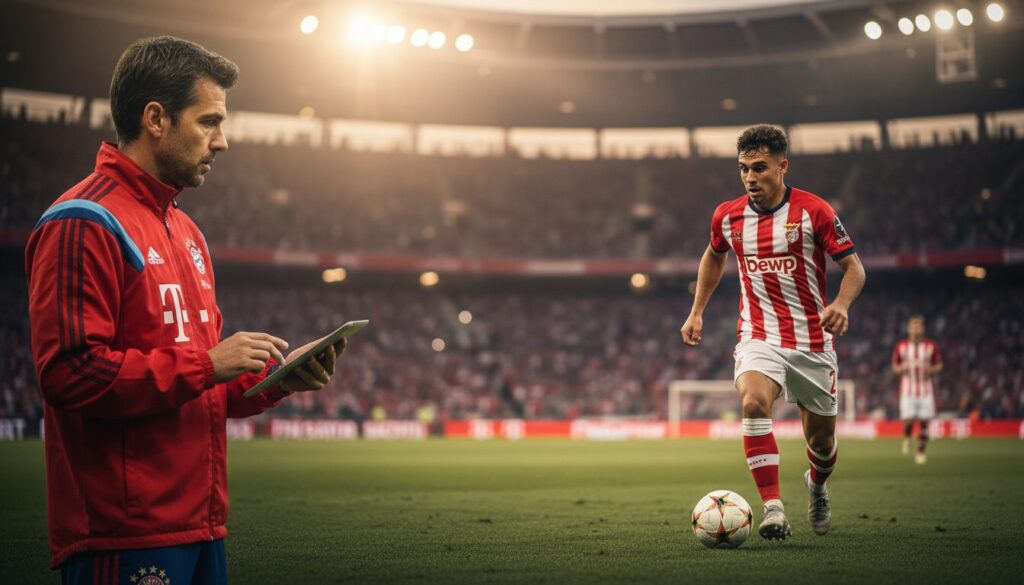 le bayern munich suit de près le latéral de benfica, une cible prioritaire dans le mercato estival pour renforcer sa défense.