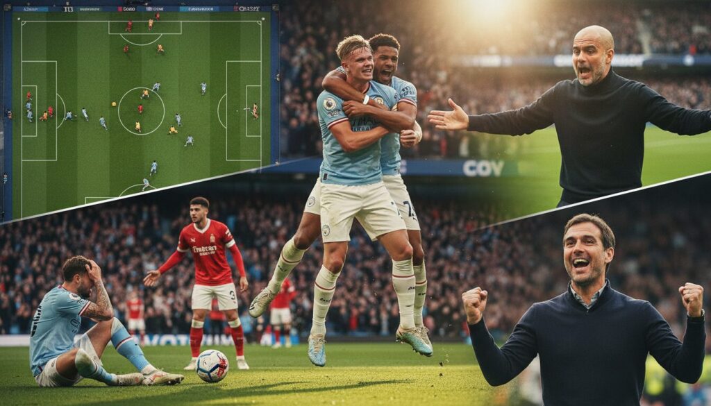 découvrez les cinq enseignements essentiels du match nul 2-2 entre manchester city et nottingham forest en premier league, analysant les performances et moments clés du jeu.