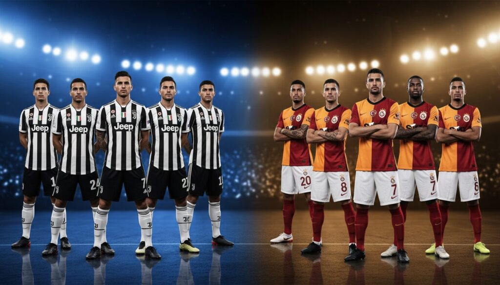 découvrez les compositions officielles des équipes pour le match de ligue des champions entre la juventus et galatasaray. analyse des alignements et des stratégies avant ce choc européen.