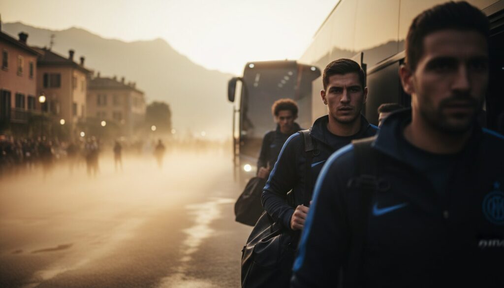 découvrez les compositions officielles alors que l'inter se prépare à un déplacement difficile à como, avec un match crucial à venir.