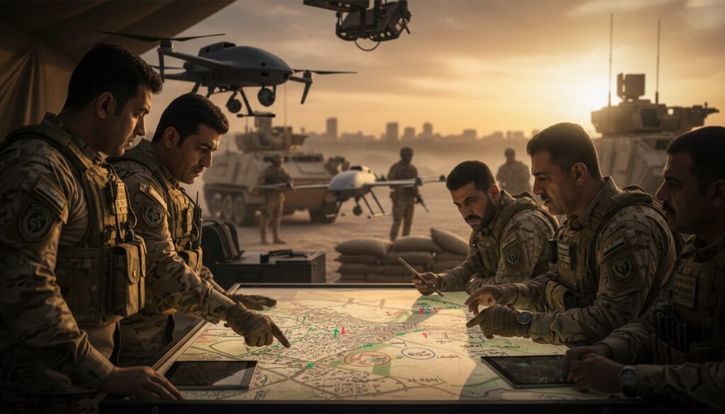 découvrez la nouvelle stratégie militaire offensive de l'irak, futur adversaire de l'équipe de france, dans le contexte tendu du conflit au moyen-orient.