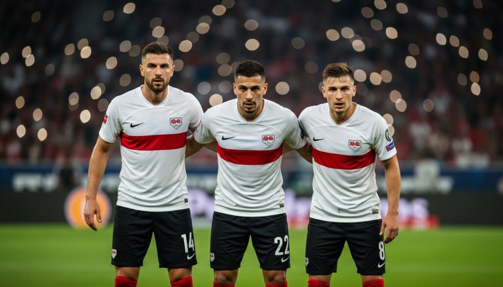 découvrez les deux révélations et kane en tête dans l'équipe kicker de la 24e journée, avec un trio d'exception du vfb qui domine cette sélection.