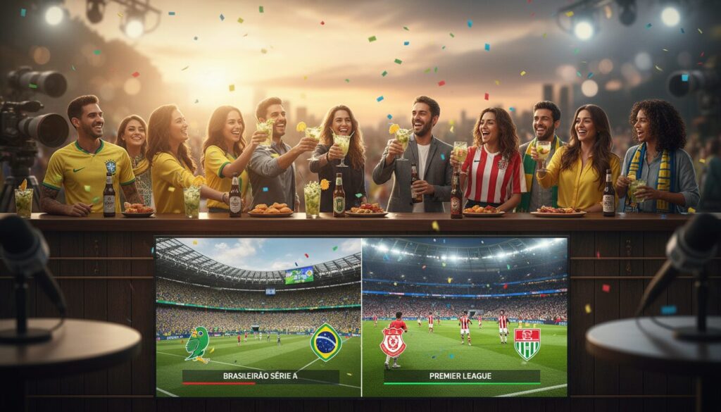 découvrez les diffusions du dimanche avec l'open bar du brasileirão et l'essor passionnant du football européen. suivez les meilleurs matchs et analyses en direct.