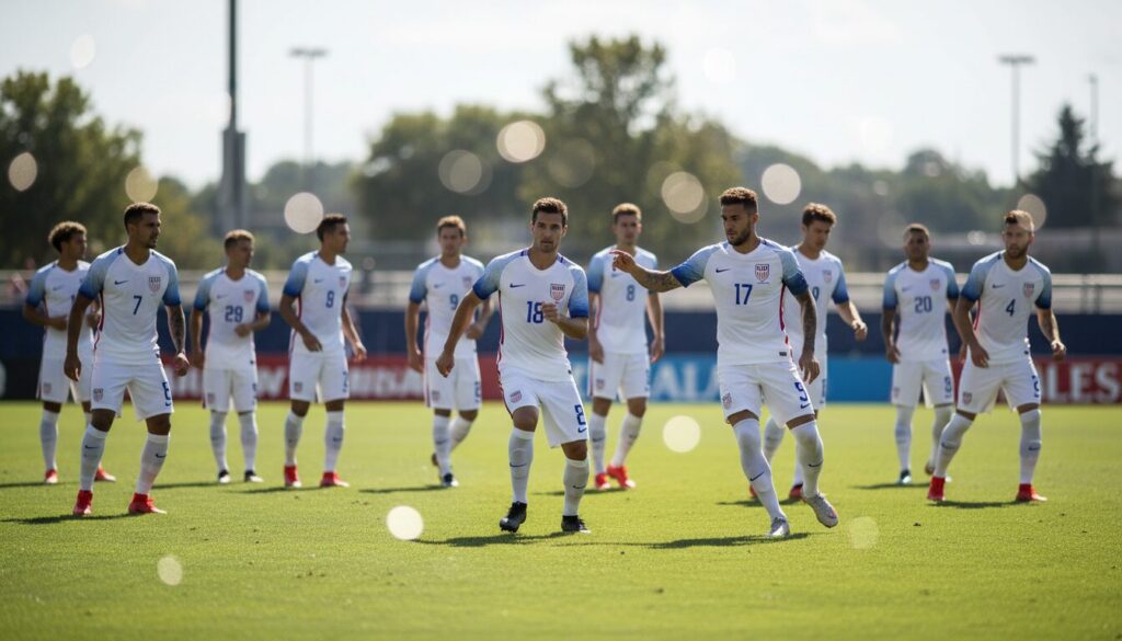 découvrez la composition probable de l'équipe des états-unis à trois mois de la coupe du monde, avec les joueurs clés et les stratégies envisagées pour la compétition.