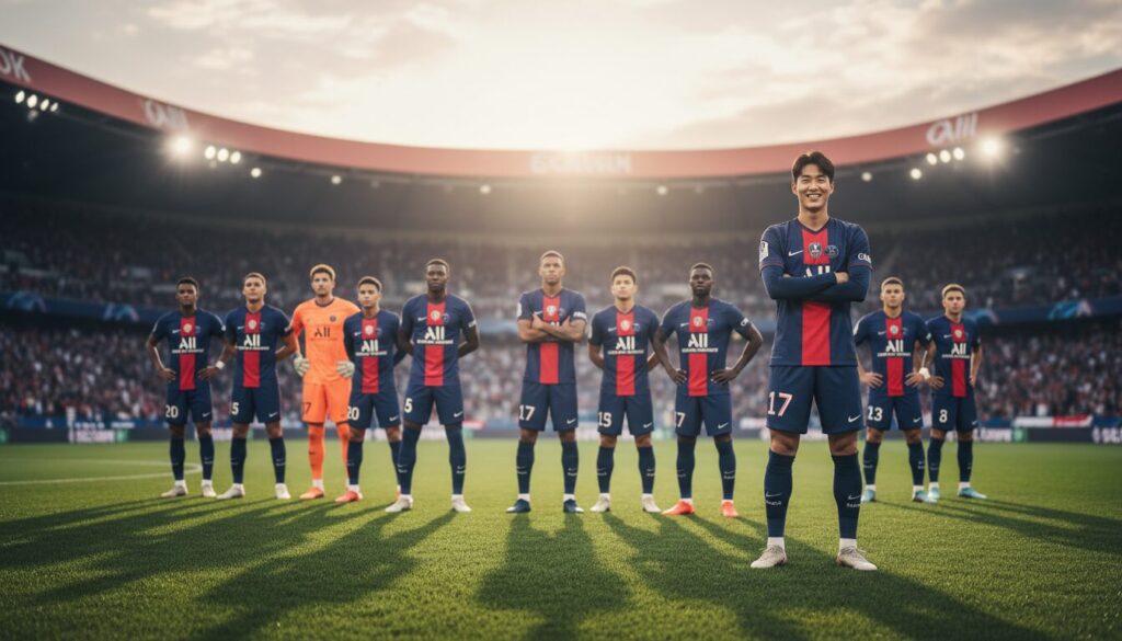 découvrez les effectifs du psg pour la 24e journée de ligue 1 au havre : joao neves sera absent tandis que lee kang-in fait son retour dans l'équipe.