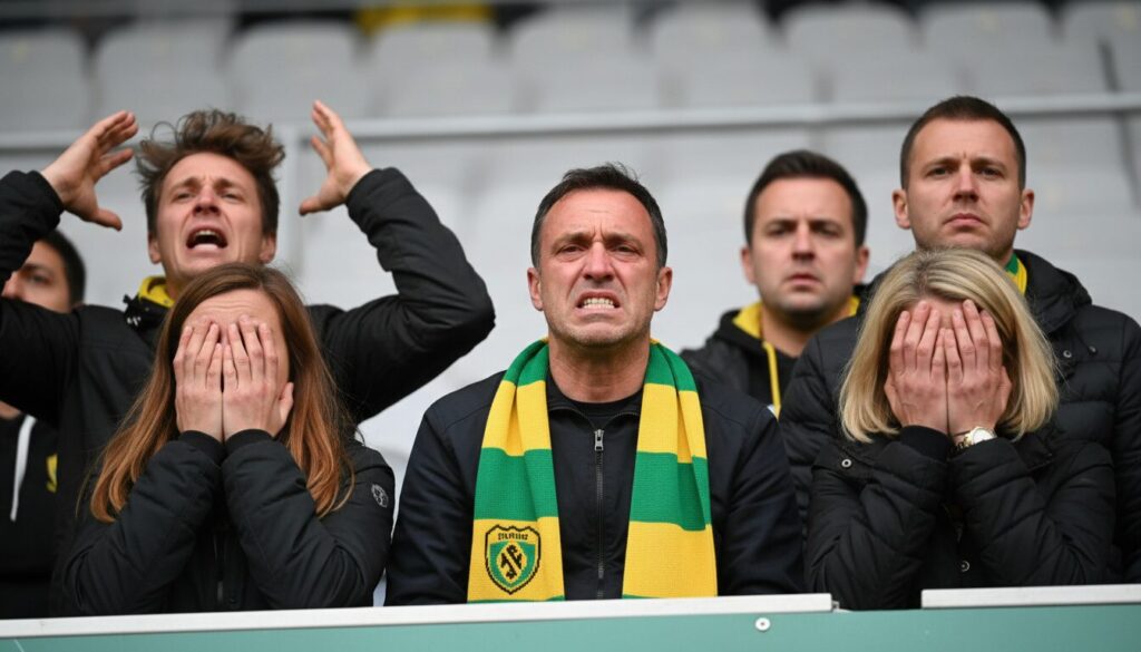 découvrez comment les supporters de nantes naviguent entre colère et résignation face à une situation de plus en plus difficile, explorant leurs émotions et leurs espoirs pour l'avenir.