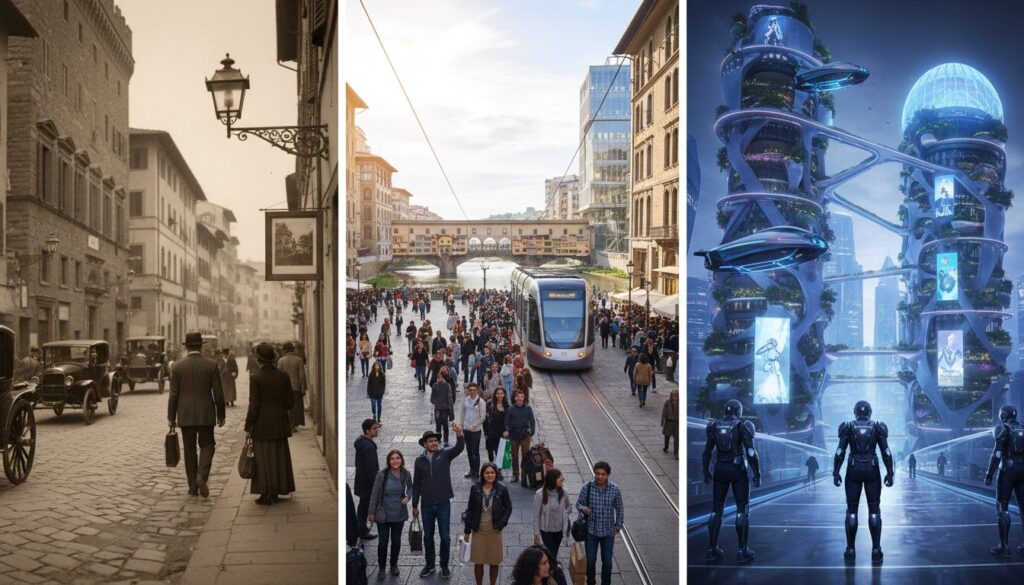 découvrez florentino, un voyage à travers le temps qui relie hier, aujourd'hui et demain, explorant son héritage, son présent dynamique et ses perspectives futures.