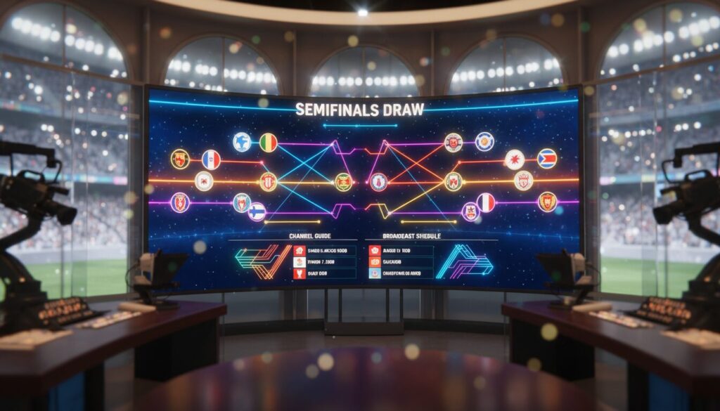 découvrez les horaires et les chaînes tv pour suivre en direct le tirage au sort des demi-finales et ne rien manquer de cet événement incontournable.